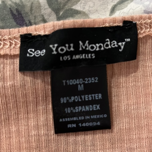 See You Monday Pink Cardigan - Picture 6 of 8